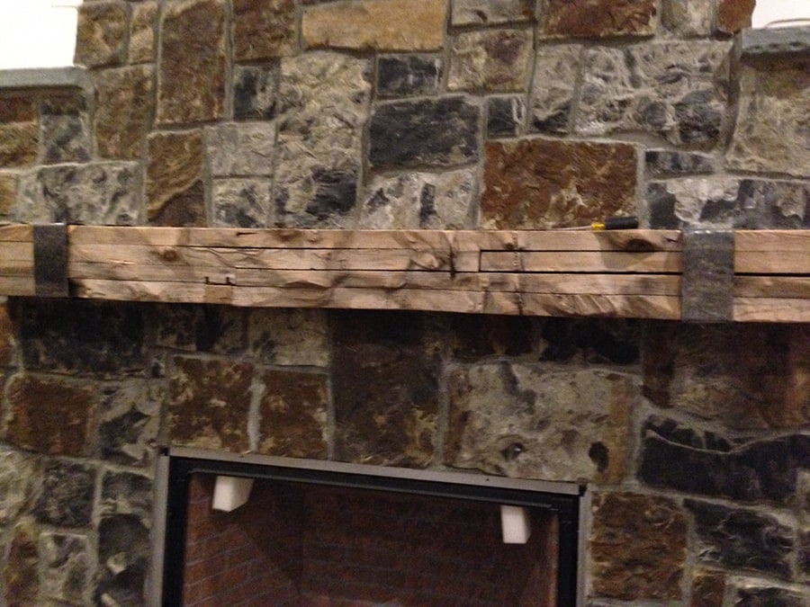 Reclaimed wooden mantels offer a great look for any home. Check out Mr. Mantels for a variety of species and cuts.