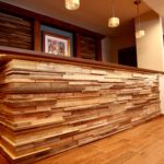 reclaimed wood paneling tiles