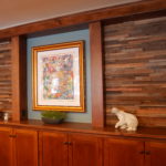 tile reclaimed wood paneling