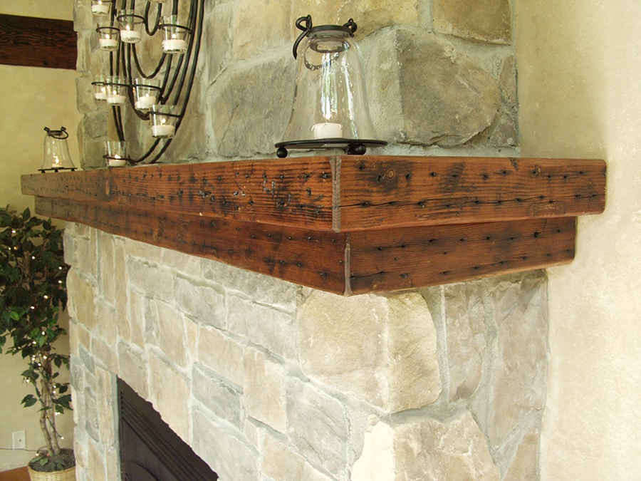 Reclaimed Wood Fireplace Mantels Manomin Resawn Timbers 1812