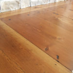 Close up of douglas firm extreme reclaimed wood flooring