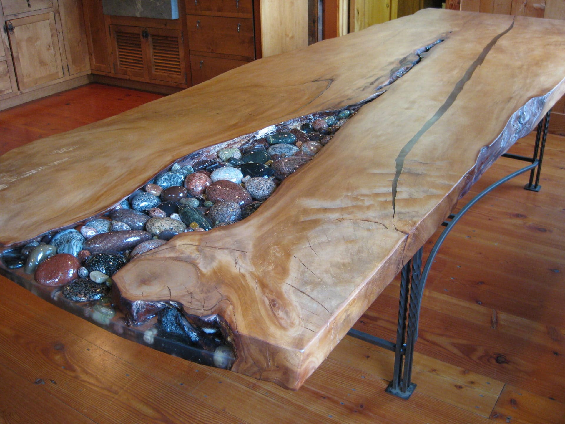 Manomin reclaimed wood table top