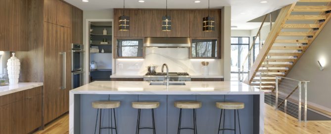 Kitchen Elm Wood Reclaimed Flooring