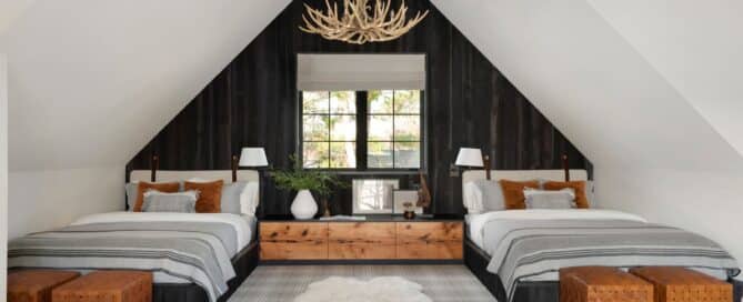 an incredible accent wall photo of a loft bedroom for the barn wood wall ideas blog