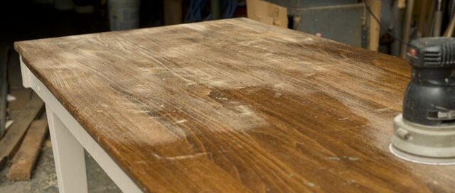 Reclaimed wood countertop and table top.