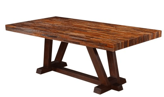 reclaimed dining table