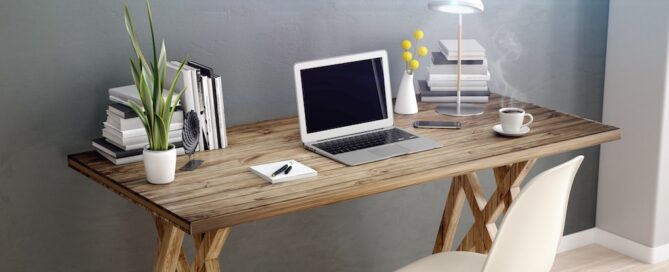 reclaimed wood desks