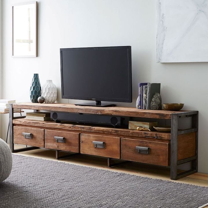 reclaimed wood tv stand from westelm.com