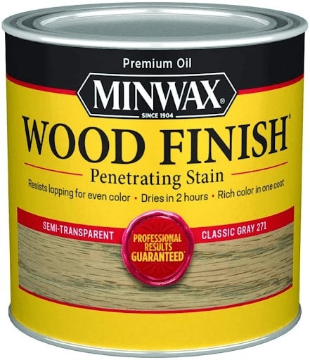 a can of Minwax Penetrating Stain Wood Finish