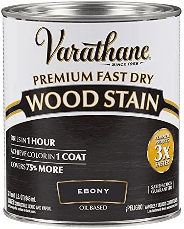 a can of Varathane Premium "Fast Dry" Wood Stain