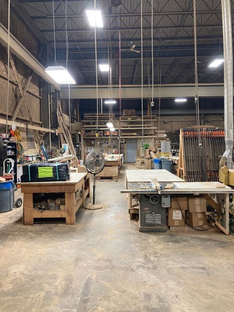 a look at the inside of the shop at Manomin's headquarters in Hugo Minnesota