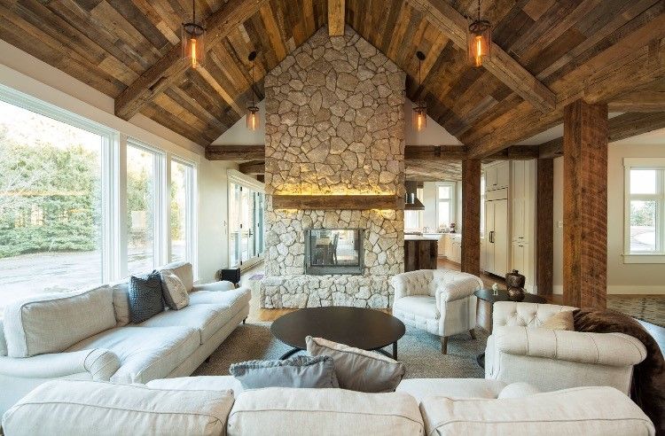 ceiling beam ideas from Hartman Homes