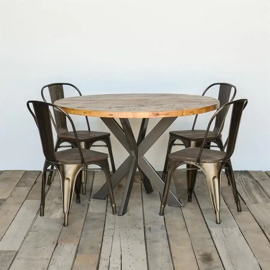 Urban Wood Goods pedestal dining table