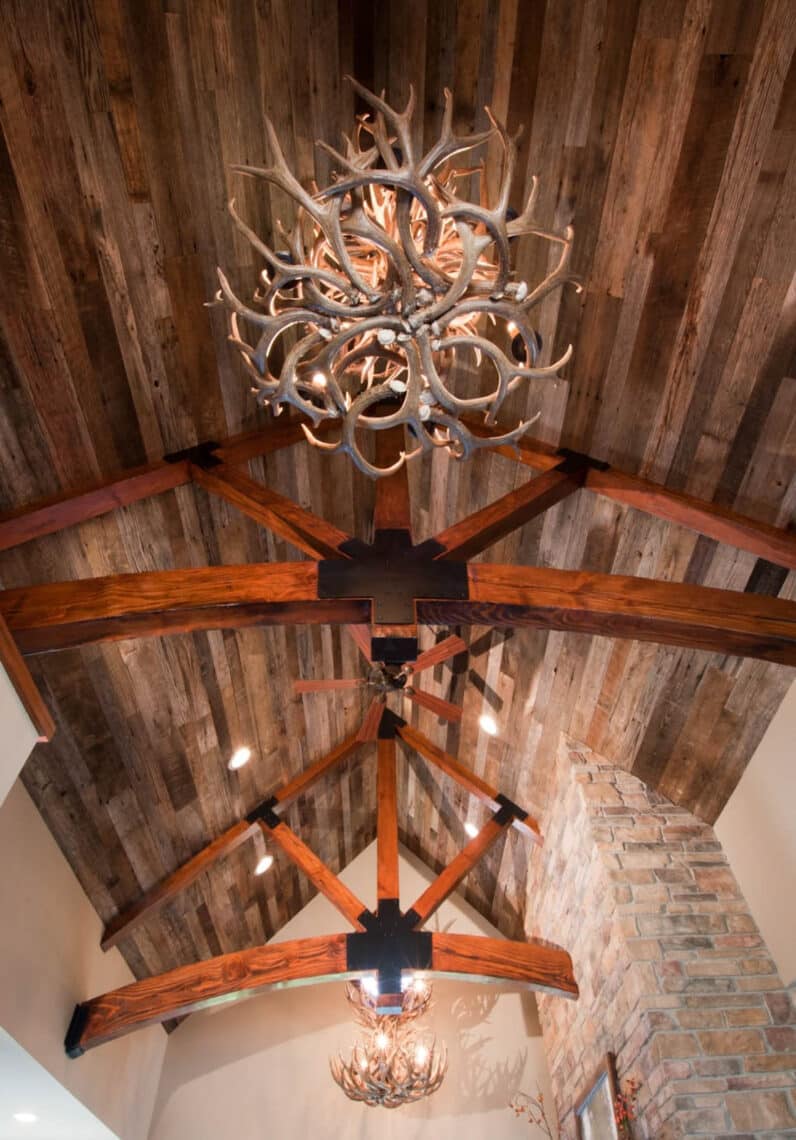 Antique Wormy Chestnut Paneling