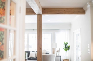 Reclaimed Wood Box Beams Make A Big Statement