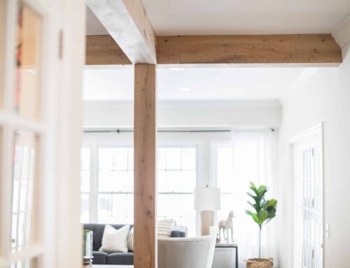 Reclaimed Wood Box Beams Make A Big Statement