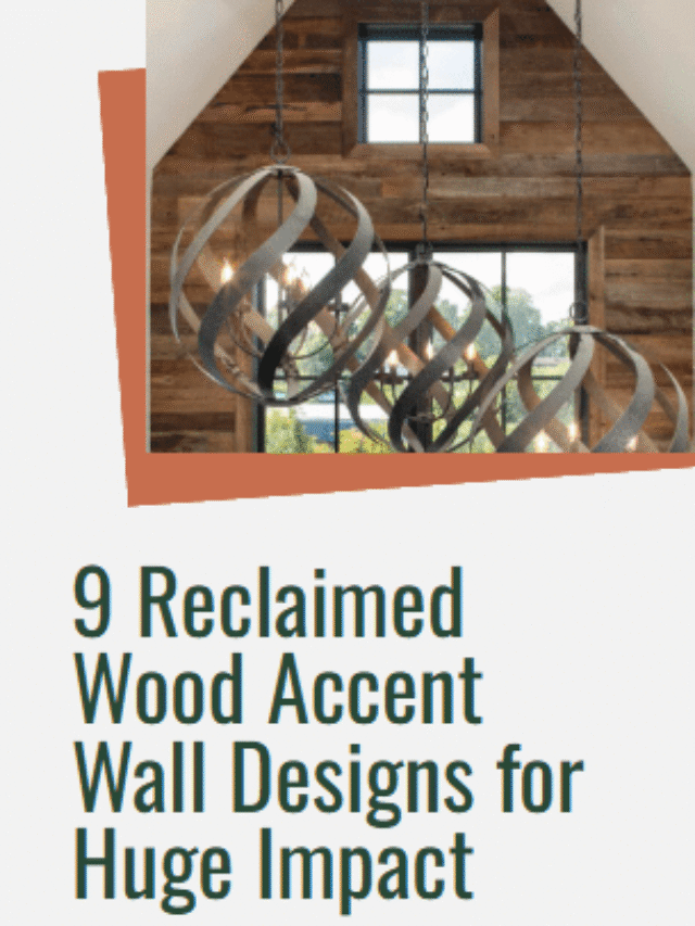 9 Reclaimed Wood Accent Wall Designs for Huge Impact