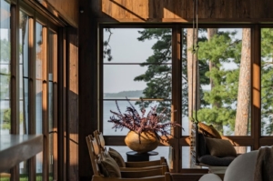 The Interlachen Modern Lakehouse: Reclaimed Wood on Gull Lake